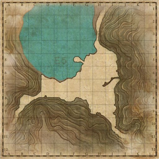 El Lago de Tres Hermanas — Client minimap