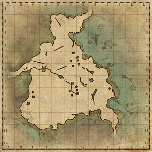 Bahamar, Swamp of Peril — Client minimap